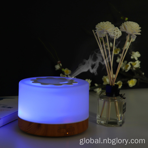 Aroma Oil Diffuser Wood and Plastic Combined Essential Oil Aroma Diffuser Factory